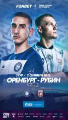 Программа! Оренбург - Рубин Казань, 02.09.2026 КР 3 тур