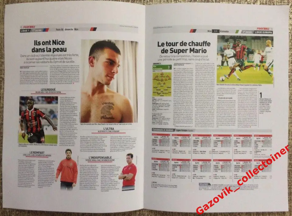 L'EQUIPE. Превью и отчет к матчу Ницца (Франция) - Краснодар, 09.12.2016 1