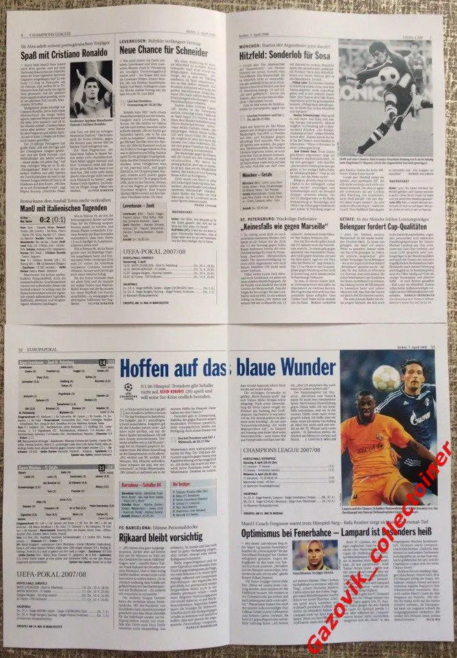 Превью и отчет к матчу Байер (Леверкузен) - Зенит (Санкт-Петербург), 03.04.2008 1