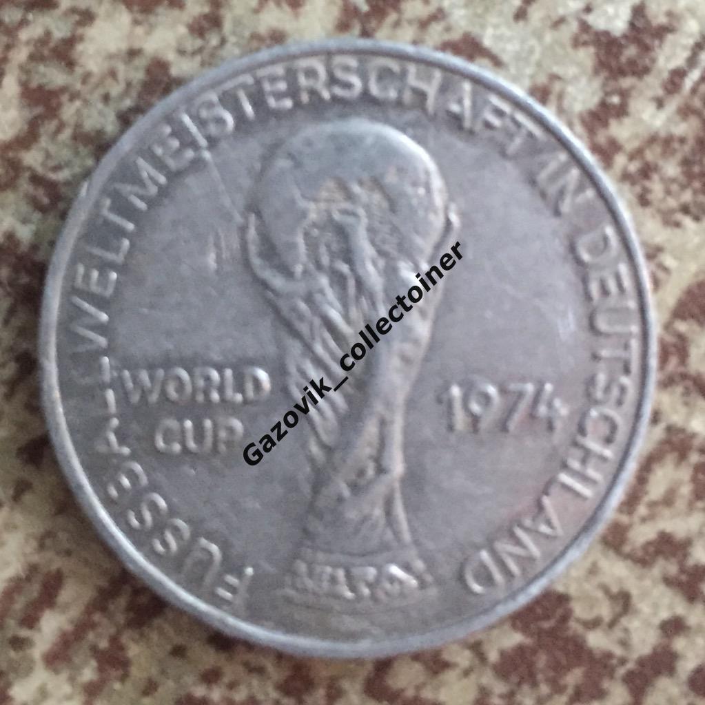 монета жетон чемпионат мира ЧМ 1974 Германия
