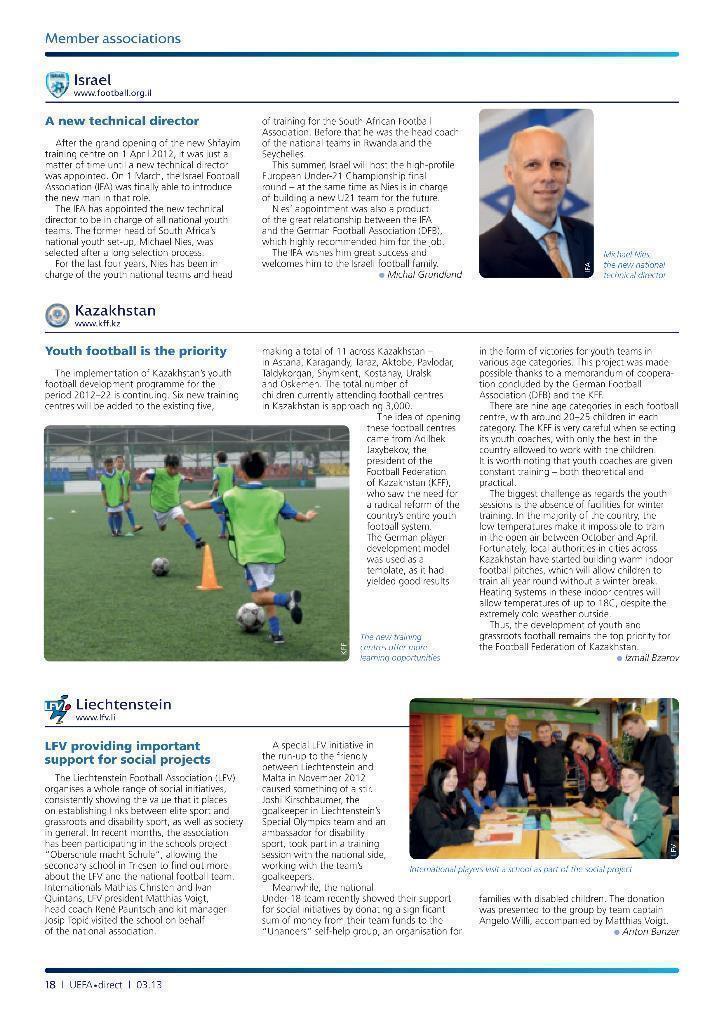 UEFA direct. Официальный журнал УЕФА № 126 (март 2013) 3