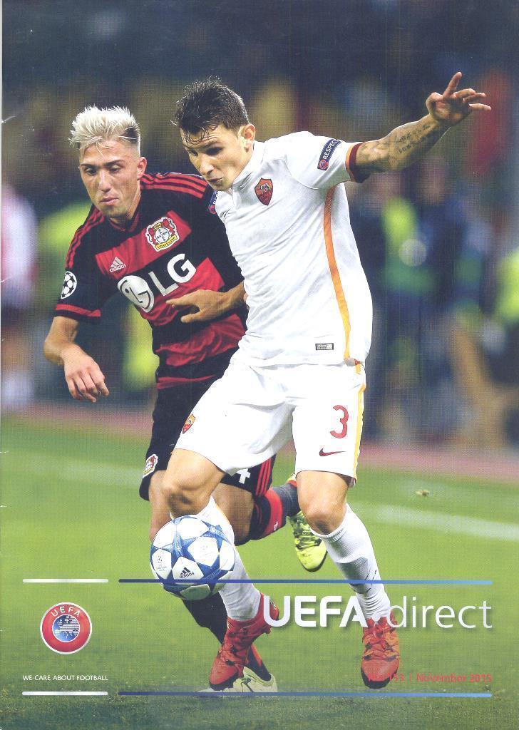 UEFA direct. Официальный журнал УЕФА № 153 (ноябрь 2015)