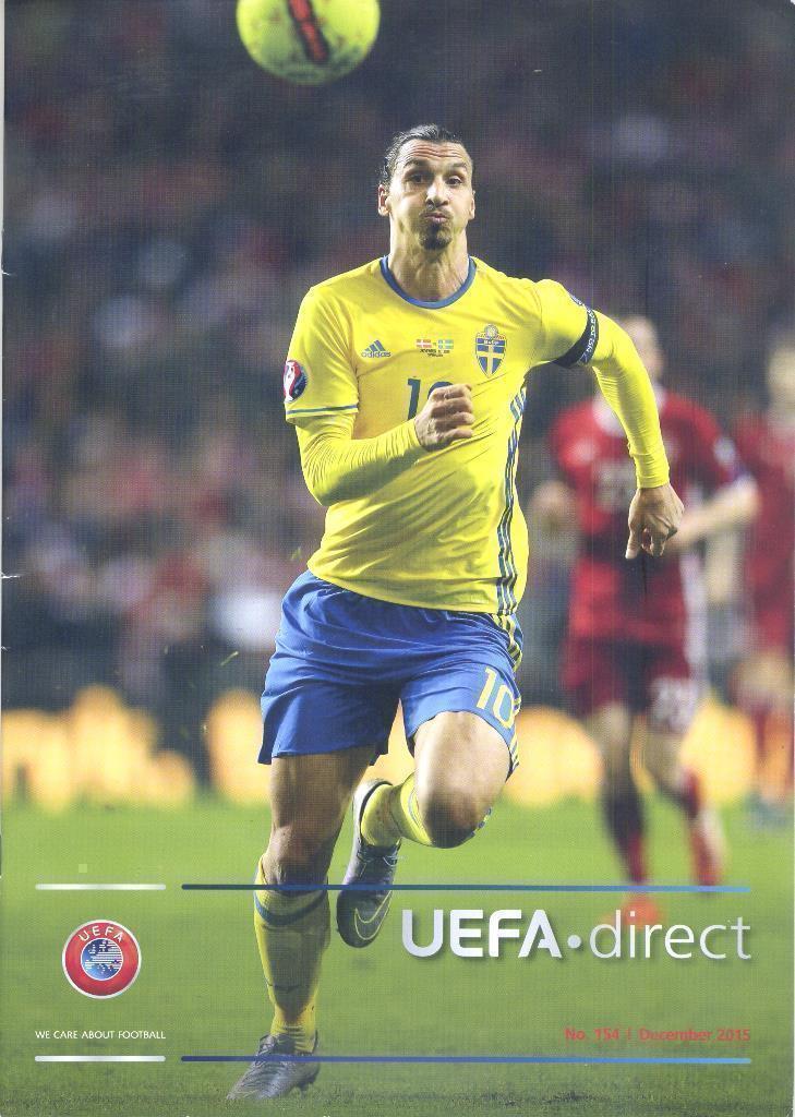 UEFA direct. Официальный журнал УЕФА № 154 (декабрь 2015)
