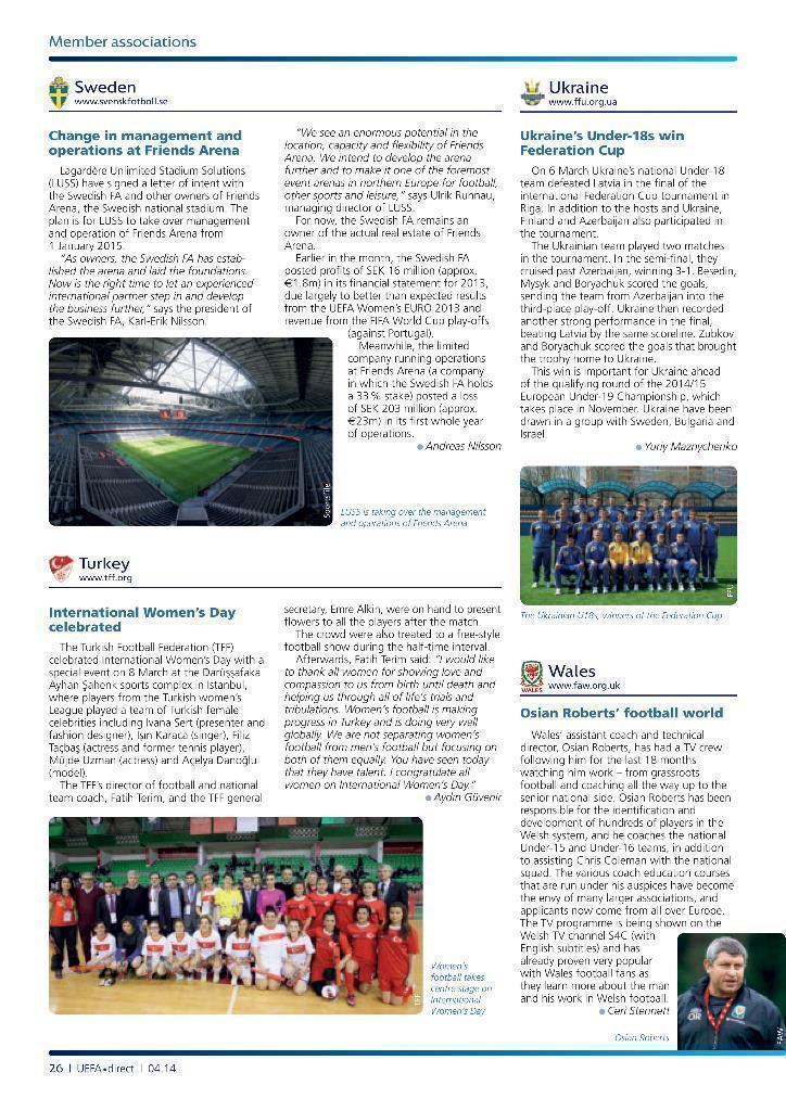 UEFA direct. Официальный журнал УЕФА № 137 (апрель 2014) 4