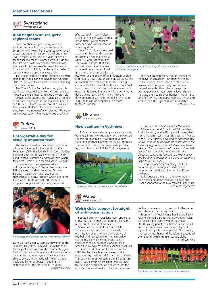 UEFA direct. Официальный журнал УЕФА № 153 (ноябрь 2015) 4