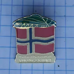 Значок. Hamar Olympiahall Vikingskipet/Ледовый дворец в Хамаре Норвегия