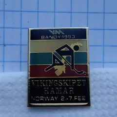 Значок. Hamar/Хамар Норвегия Чемпионат Мира 2-7 февраля 1993