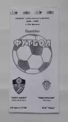 Нара-ШБФР Наро-Фоминск - МВД России Москва 2008 Кубок России