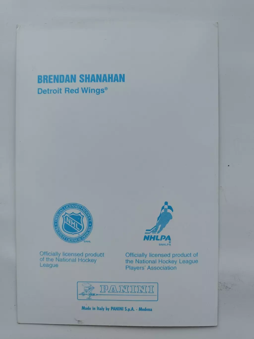 Brendan Shanahan/Брендан Шэнахэн Detroit Red Wings 1998-99 Panini Photocards 1