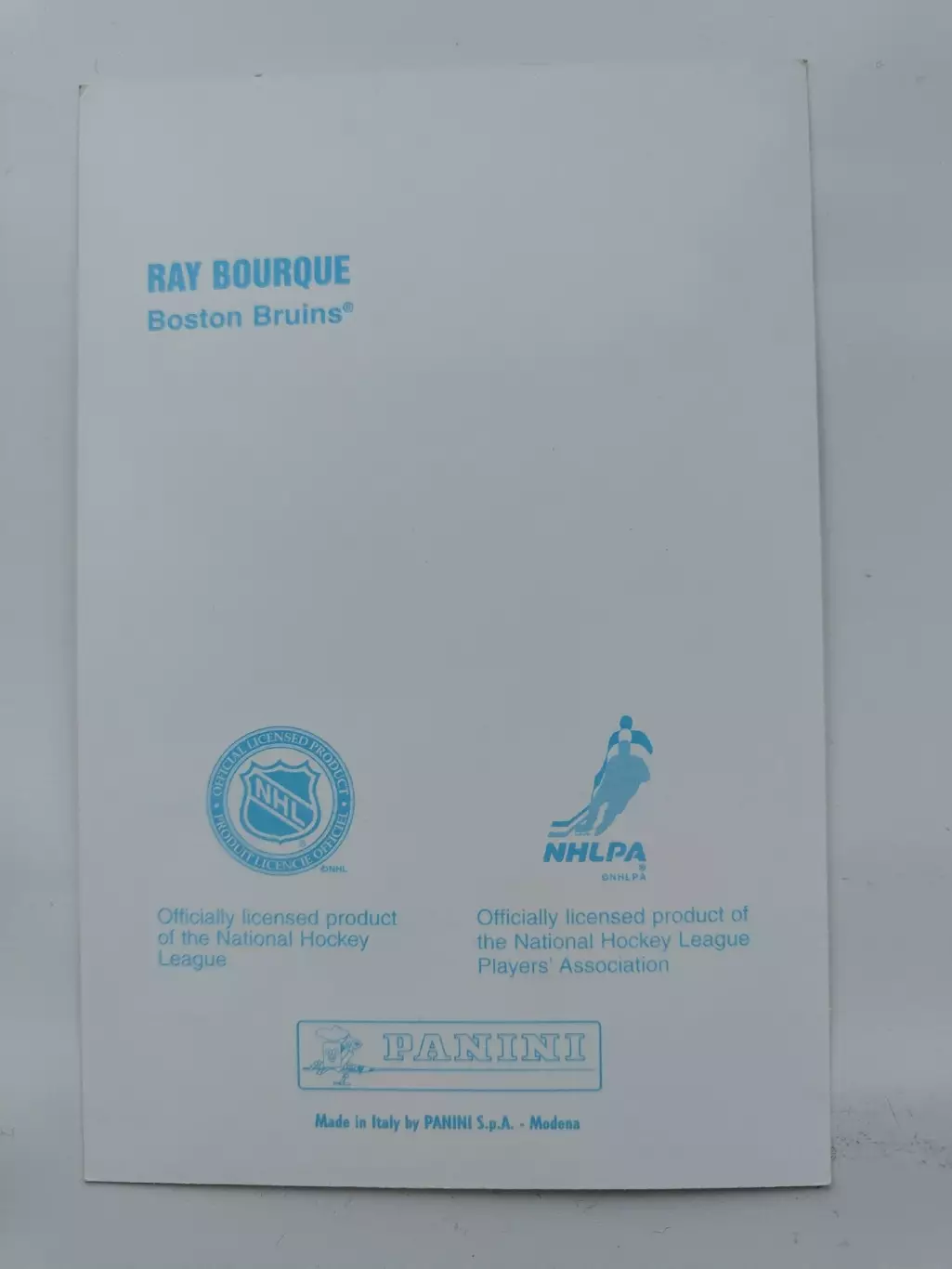Ray Bourque/Рэй Бурк Boston Bruins 1998-99 Panini Photocards 1