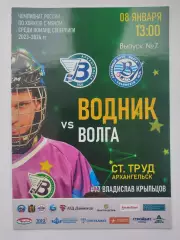 Хоккей с мячом. Водник Архангельск - Волга Ульяновск 8 января 2024