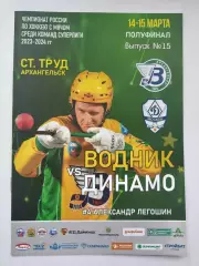 Хоккей с мячом. Водник Архангельск - Динамо Москва 14/15 марта 2024 плей-офф