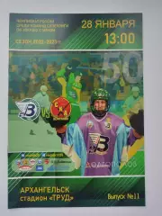 Хоккей с мячом. Водник Архангельск - СКА Нефтяник Хабаровск 28 января 2023