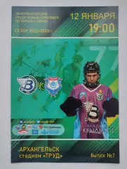 Хоккей с мячом. Водник Архангельск - Родина Киров 12 января 2023