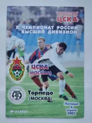 ЦСКА Москва - Торпедо Москва 2001