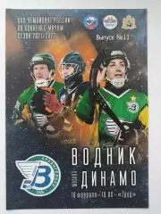 АКЦИЯ !!! Хоккей с мячом. Водник Архангельск - Динамо Москва 16 февраля 2022