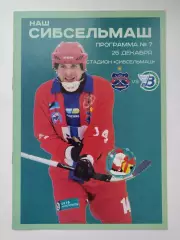 Хоккей с мячом. Сибсельмаш Новосибирск - Водник Архангельск 26 декабря 2020