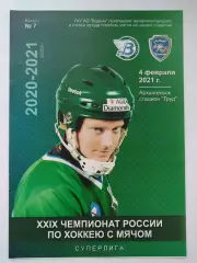Хоккей с мячом. Водник Архангельск - АК Барс-Динамо Казань 4 февраля 2021