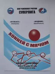 Хоккей с мячом. Кузбасс Кемерово - Водник Архангельск 25 ноября 2017 (цветная)