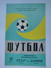 Москва. СССР - Дания 1980 ТМ