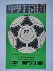 Москва. СССР - Португалия 1983 отбор.ЧЕ