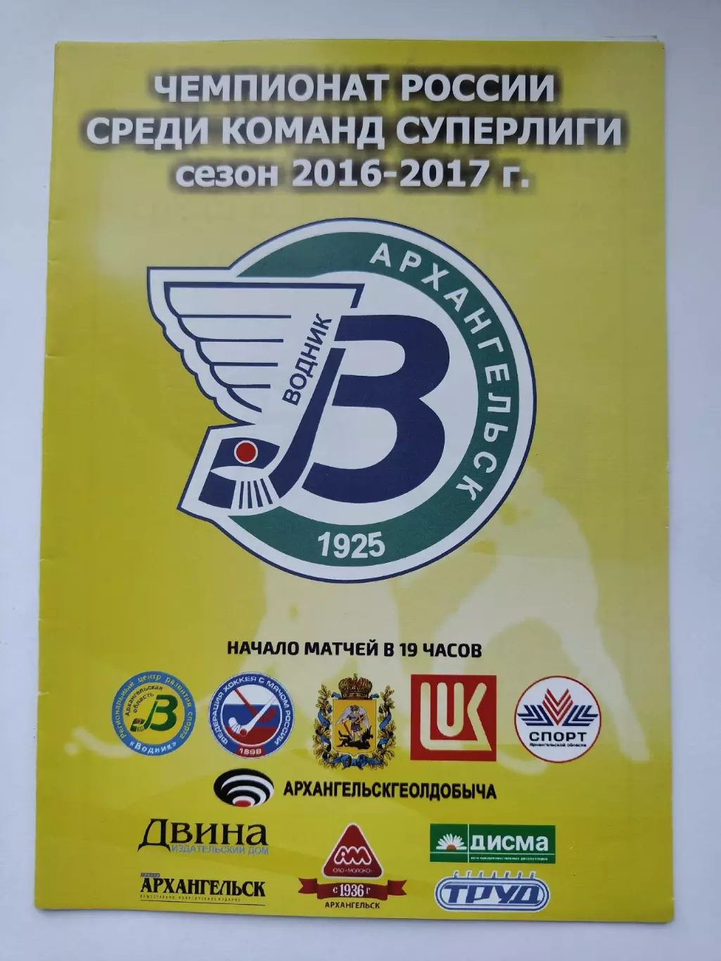 Хоккей с мячом. Водник Архангельск - Старт Нижний Новгород 9/10 января 2017 VIP