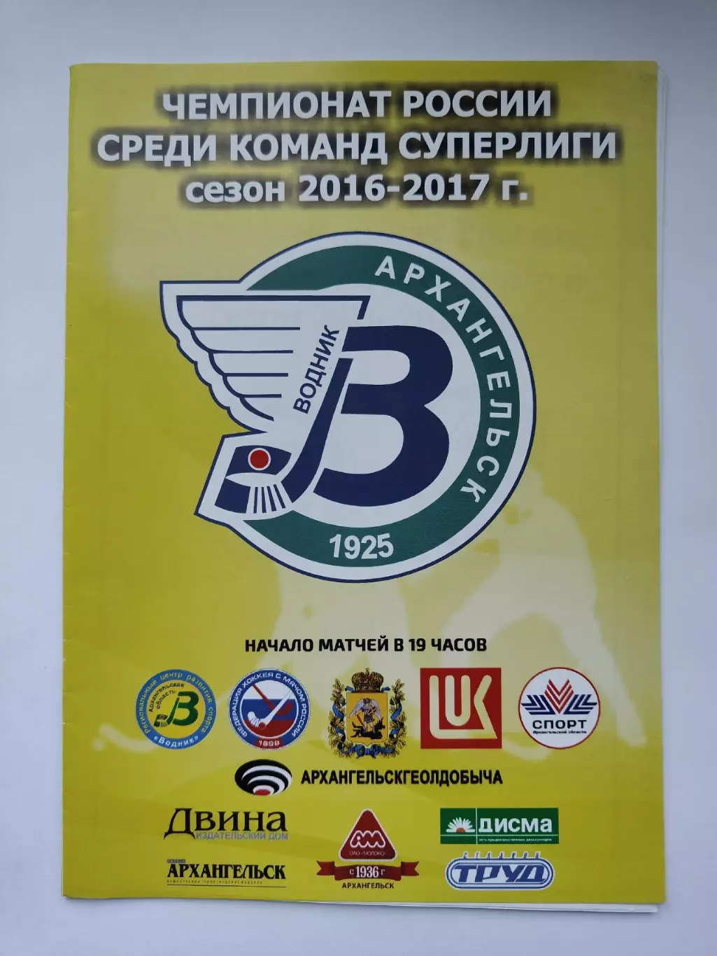 Хоккей с мячом. Водник Архангельск - Динамо Казань 16/17 ноября 2016 VIP