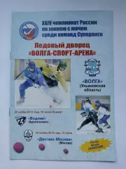 Хоккей с мячом. Волга Ульяновск - Водник Архангельск Динамо Москва ноябрь 2015