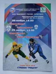 Хоккей с мячом. Динамо Казань - Водник Архангельск Динамо Москва ноябрь 2015