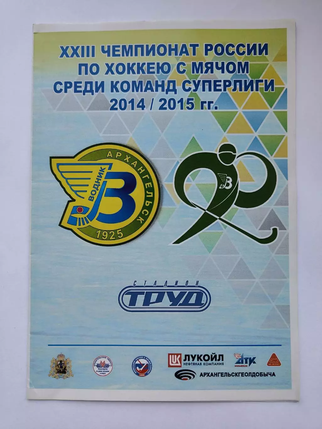 Хоккей с мячом. Водник Архангельск - Динамо Москва 28 февраля 2015 плей-офф