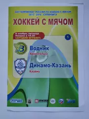 Хоккей с мячом. Водник Архангельск - Динамо Казань 8 ноября 2013