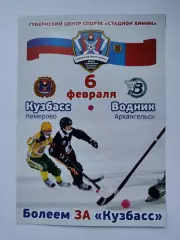 АКЦИЯ !!! Хоккей с мячом. Кузбасс Кемерово - Водник Архангельск 6 февраля 2014