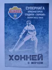 Хоккей с мячом. Зоркий Красногорск - Водник Архангельск 19 ноября 2013