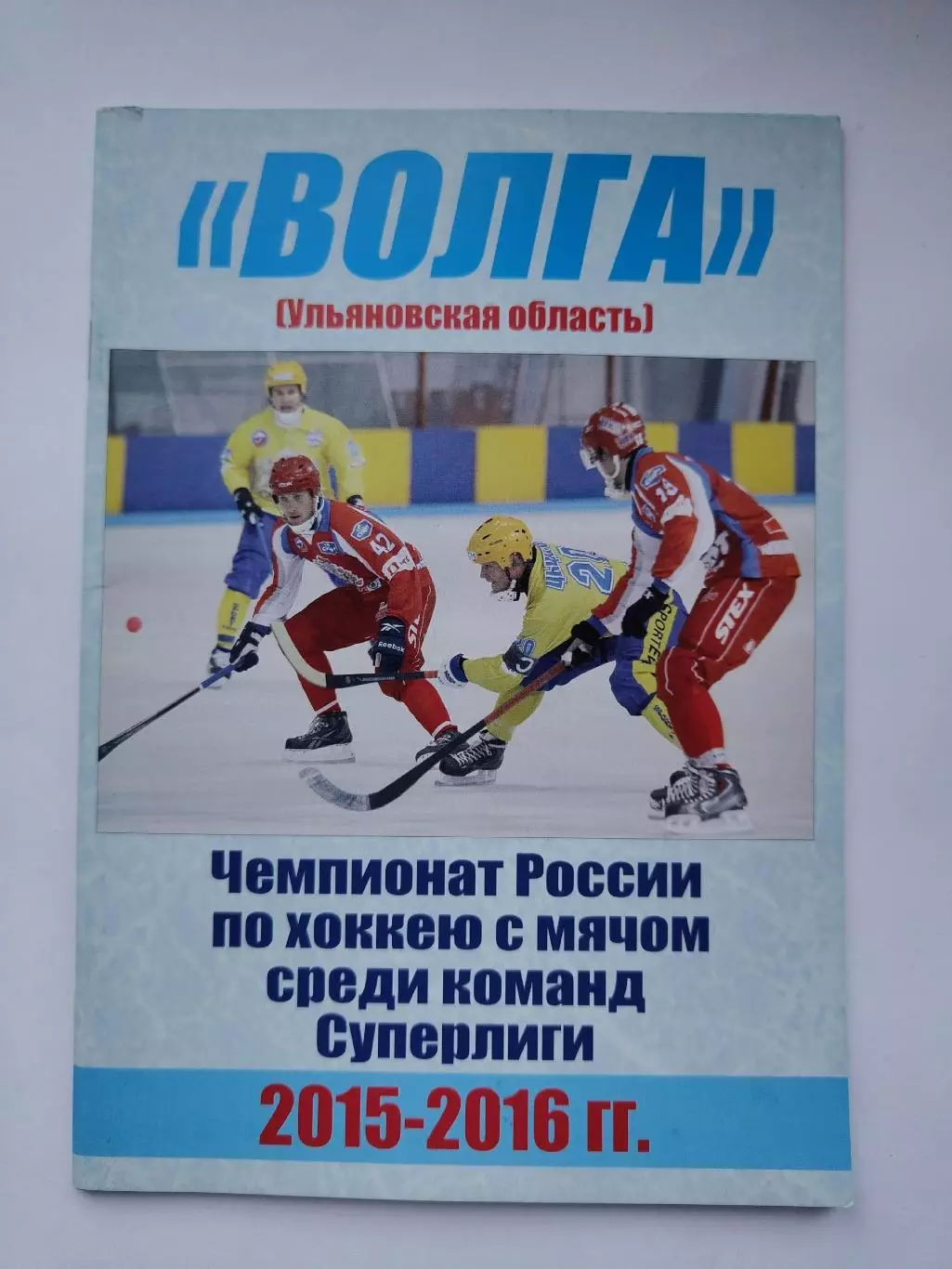 Хоккей с мячом. Ульяновск 2015/2016 (36 страниц)