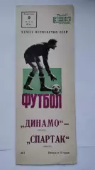 Динамо Москва - Спартак Москва 1971