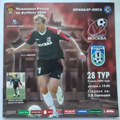 ФК Москва - Шинник Ярославль 2006