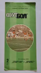 Спартак Москва - Арарат Ереван 1989