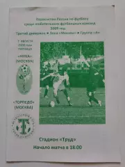 Ника Москва - Торпедо Москва 2009