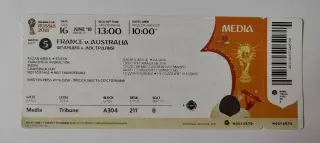 Билет. Казань. Франция - Австралия 16 июня 2018 Чемпионат Мира