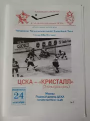 ЦСКА Москва - Кристалл Электросталь 24 сентября 1995