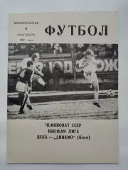 ЦСКА Москва - Динамо Киев 1991 (КЛС)