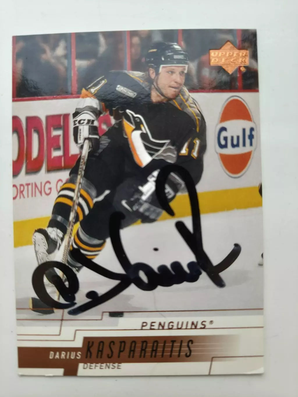 Оригинальный Автограф Дарюс Каспарайтис Pittsburgh Penguins/Питтсбург Пингвинз