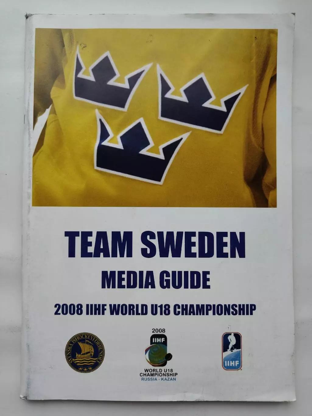 Хоккей. Медиа Гайд Сборная Швеция U18 (Чемпионат Мира 2008, 132 страницы)