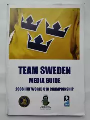 Хоккей. Медиа Гайд Сборная Швеция U18 (Чемпионат Мира 2008, 132 страницы)