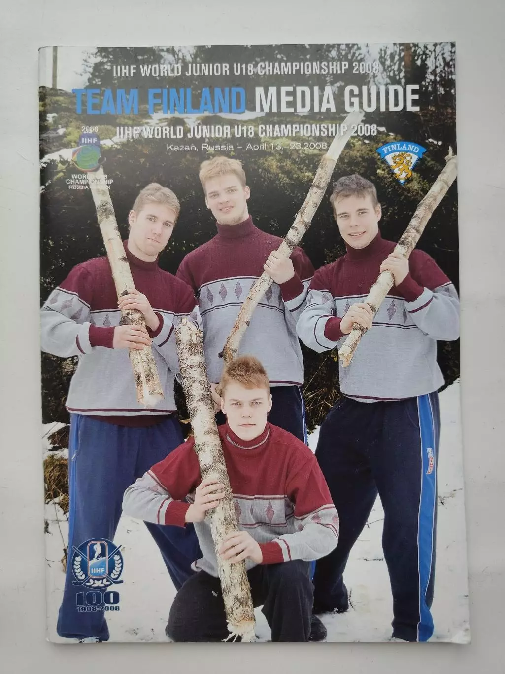 Хоккей. Media Guide/Медиа гайд Сборная Финляндия U18 (Чемпионат Мира 2008)