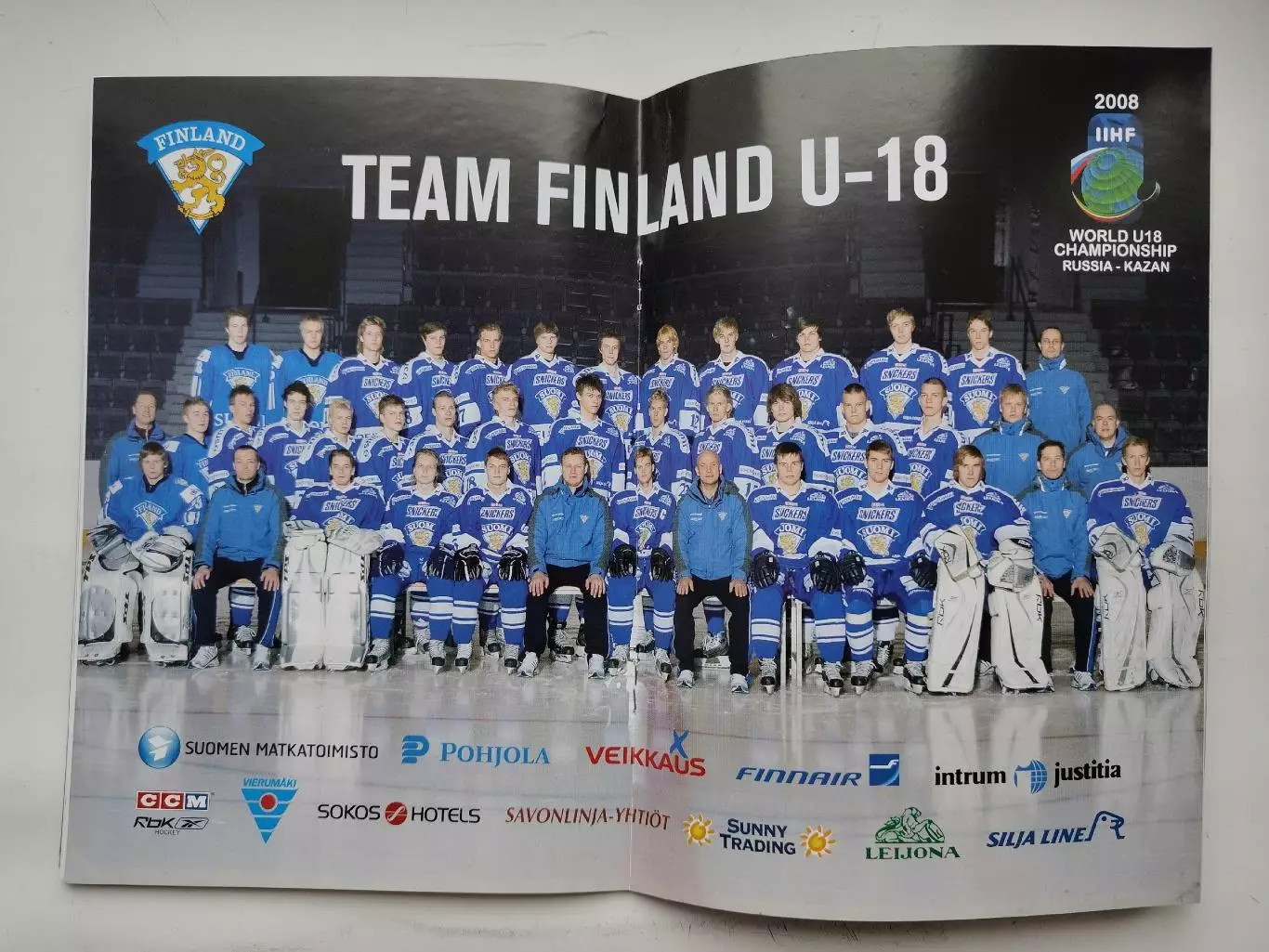 Хоккей. Media Guide/Медиа гайд Сборная Финляндия U18 (Чемпионат Мира 2008) 4