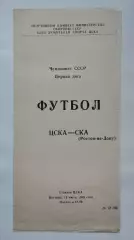 ЦСКА Москва - СКА Ростов-на-Дону 1989 (КЛС)