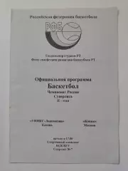 Баскетбол. Уникс Казань - Коник Москва 4 января 1998