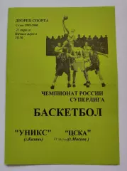 Баскетбол. Уникс Казань - ЦСКА Москва 21 апреля 2000 (1 вид)