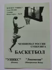 Баскетбол. Уникс Казань - Локомотив Минеральные Воды 6 ноября 1999